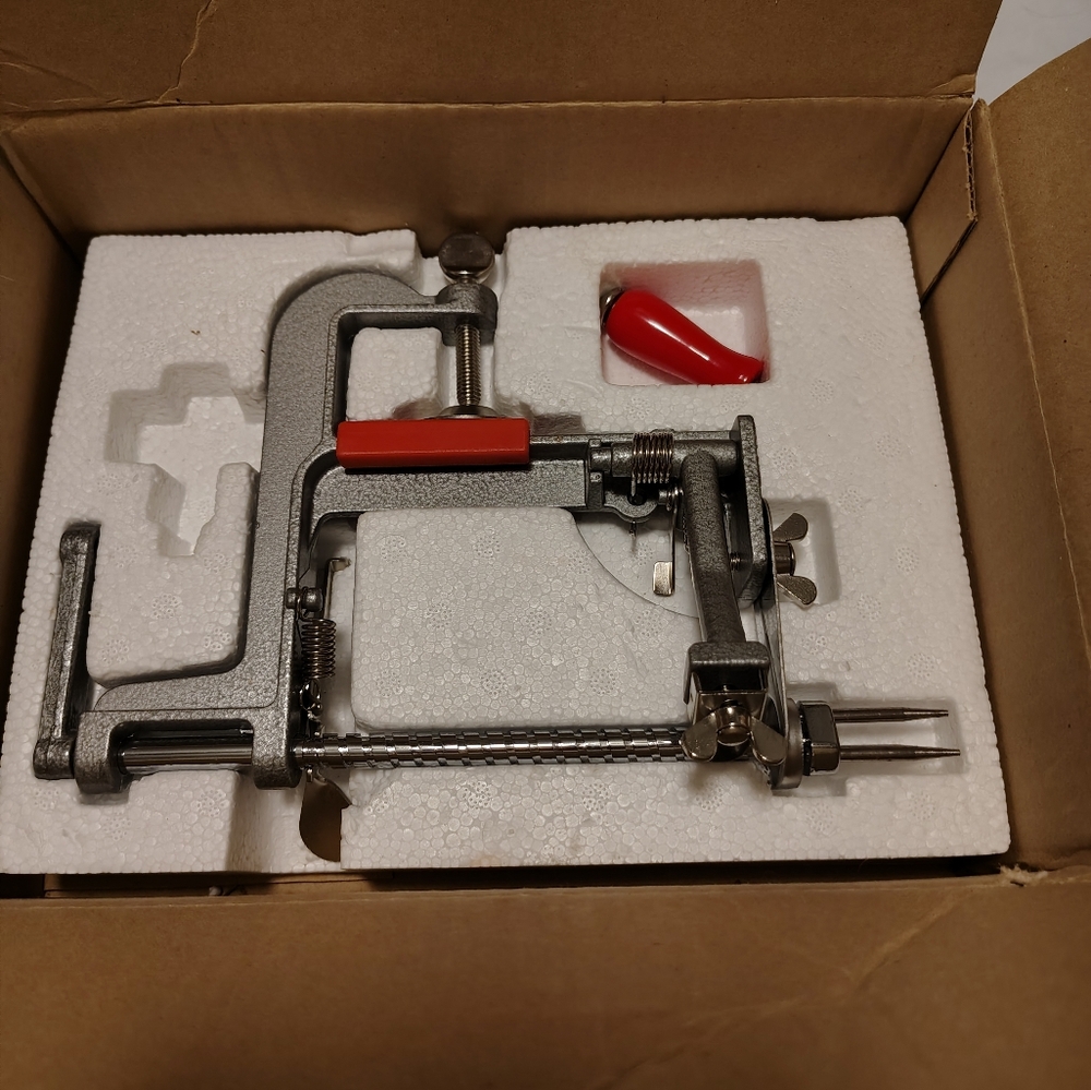 Metal Clamp with Red Handle